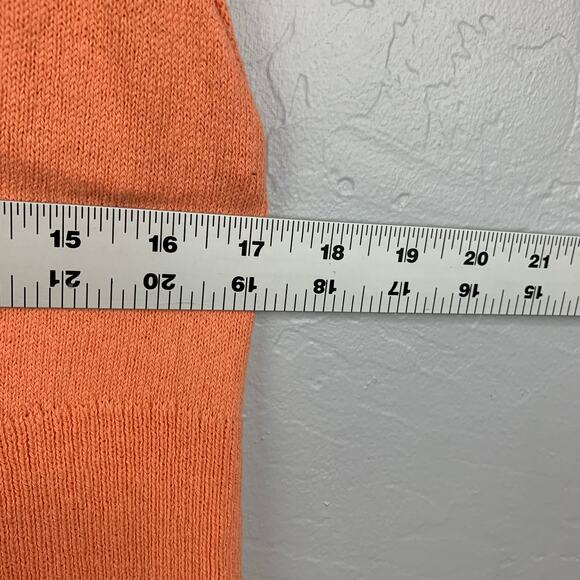 Free People Beach Bailey Maxi Dress Womens Large Orange Knit Sweater NWT - Picture 7 of 8